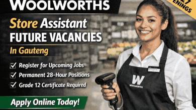 Woolworths Store Assistant Future Vacancies 2027 in Gauteng – Online registration now open for interested applicants.